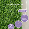 Искусственная трава Eco Green 20мм. ворс 1x1м (1кв. м), цвет зелёный