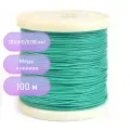 Провод силиконовый 28 AWG 0,08 мм кв катушка 100 м (зеленый)