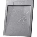 Душевой поддон из искусственного камня Vincea VST-4SRL9090G 90x90 серый