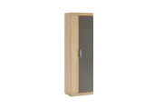 Шкаф для одежды распашной Макси, 2 двери, цвет Дуб сонома/скала, 60*47*202 см, Mebelson