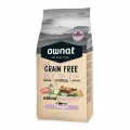 Сухой корм Ownat Sterilized Grain Free, беззерновой для стерилизованных кошек, с курицей, 8 кг