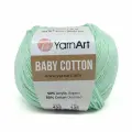 Пряжа для вязания YarnArt Baby Cotton 50гр 165 м хлопок акрил детская 10 мотков 435 светло-зеленый