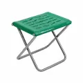 Стул походный складной Nika ПСП4, пластиковое сиденье, зеленый