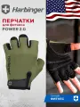 Фитнес перчатки Harbinger Power 2.0, зеленые, унисекс, размер XL