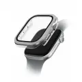 Uniq для Apple Watch 46 mm чехол VOUTE with 9H Tempered Glass Silver