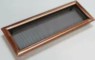 Вентиляционная решетка для камина Kratki (Польша) Оскар медь 17х49 см