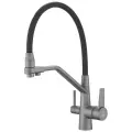 Смеситель для кухни с гибким изливом и подключением фильтра Rose R558Y