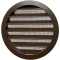 Решетка вентиляционная круглая D160 мм RAL8014 сепия коричневый матовый