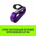 Строп HITCH REGULAR текстильный петлевой СТП 0,5т 6м SF6 30мм
