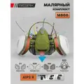 Комплект для малярных работ / покраски RESPIK® M803 (полумаска / респиратор RESPIK® 803, фильтры R51, предфильтры R25, держатели предфильтра R1) / цвет: хаки / большой размер L