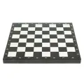 Шахматная доска черно-белая из мрамора 40х40 см б/ножек 122722