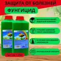 Фунгицид Абига Пик для борьбы с комплексом грибных и бактериальных болезней, 2 шт по 1,25 л