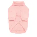 Водолазка/свитер классический, одежда для собак в розовом цвете, размер S/M