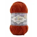 Пряжа VELLUTO (Alize), терракот - 36, 100% микрополиэстер, 5 мотков, 100 г, 68 м.