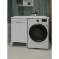 Тумба Orange Sistema STD-110TUW+RAL напольная с левой раковиной 110 см под стиральную машину, белый