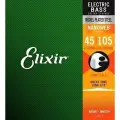 Струны для бас гитары Elixir 14077 Nanoweb Nickel Plated Steel Light Medium, 45-105, 4 струны