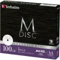 Диски чистые Verbatim Blu-ray M-DISC BDXL 2-4X, 100GB, Slim Case, 5 PACK, Inkjet Printable