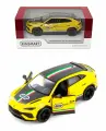 Модель машины Kinsmart Lamborghini Urus Performante, масштаб 1:36, желтая, инерционная