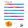 Лента CHACOTT Gradation цветная 5м. 286 (Оранжевый-Малиновый-Фиолетовый-Синий-Бирюзовый) FIG