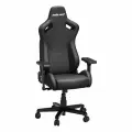 Компьютерное игровое кресло AndaSeat Kaiser Frontier, размер M (90 кг), кожа, черный