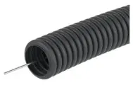 Труба гофрированная Dkc ПНД d40мм гофро с протяжкой черн. (уп.20м), 71740