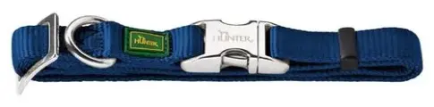 Hunter ошейник нейлоновый ALU-Strong 45 - 65 см, Темно-синий