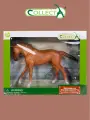 Фигурка животного Collecta Лошадь Кобыла Чистокровная каштановая, Deluxe в подарочной упаковке 89579