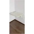 Стол настенный откидной, складной, обеденный, подвесной, трансформер Эльба, цвет Белый