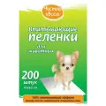 Чистый хвост 200 шт 60х45 см пеленки для животных впитывающие