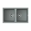 Кухонная мойка OMOIKIRI Tedori 86-2-GR Tetogranit/две чаши/leningrad grey