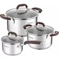 Набор посуды Vensal Coquet VS1508, нержавеющая сталь, 6 предметов