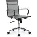 Кресло офисное Riva Chair Hugo RCH 6001-2SE Серебристо-серый