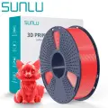 SUNLU PETG Filament, Cherry Red, 1.75mm, 1KG, with Detachable Spool, It has enhanced toughness and high impact strength, suitable for 3D printers