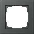 Рамка установочная Gira 1 пост, цвет Антрацит, серия Е2, 021123