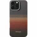 Чехол Pitaka Fusion Sunset MagEZ Case 5 для iPhone 16 Pro Max, кевлар, коричневый