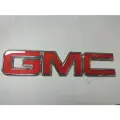 Эмблема GMC, пластик, 34см, клеевой слой, с подсветкой, белая, красная