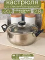 Кастрюля 2.8 л d20 нержавеющая сталь