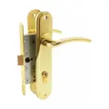 Аллюр Замок врезной с ручками ЗВ 7-132/85 GP золото 14153