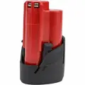 Аккумулятор Milwaukee M12, Li-Ion 12В 2,5Ач, для электроинструмента
