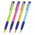 Ручка шариковая автоматическая BRAUBERG A-30 COLOR MIX WRITING 3.0, синяя, пишущий узел 0,5 мм, линия письма 0,25мм, 144341, 50 штук