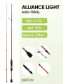 Спиннинг Norstream Alliance Light ALSU-732ULL тест 2 - 10 г, 221см
