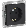 Евророзетка 1 СП 16А с з/шт механизм SE AtlasDesign карбон