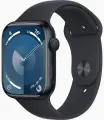Смарт-часы Apple Watch Series 9 GPS, 45mm S/M, Midnight Aluminum Case, 175+ режимов тренировок, IP68