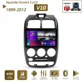 Штатная магнитола 4+64Гб для Акцент хёндай/Hyundai Accent 2 LC2 1999-2012 2 DIN Android Auto Carplay Gps Мультимедиа автомабиля