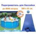 Подогреватель воды в надувных и каркасных бассейнах ТеплоМакс-200 (до 6000 литров) / Коврик для подогрева бассейна