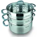 Пароварка Rondell RDS-751 трехуровневая, 26 см, 13 л (5,5 л - нижний ярус)