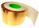 Медная клейкая лента (медный скотч) 0,05 х 100 мм, 5 метров