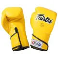 Боксерские перчатки Fairtex BGV6, faiboxglove0106, желтый, вес 12 oz