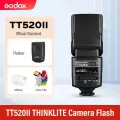 Вспышка Godox TT520 II TT520II со встроенным беспроводным сигналом 433 МГц + триггер вспышки для цифровых зеркальных камер Canon Nikon Pentax Olympus вспышка для canon вспышка для nikon вспышка вспышка godox, TT520 II