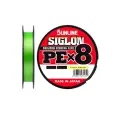 Шнур Sunline SIGLON PE X8 150м Light Green # 0.8 (12Lb)